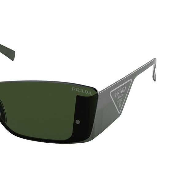 New Wome's Prada PR 59ZS Sunglasses Military Dark Green Butterfly - Picture 7 of 7